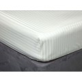 Belledorm Hotel Suite Satin Stripe Ivory 540 Thread Count Fitted Sheets